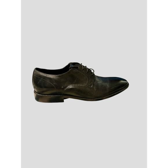 Bostonian black leather oxford dress shoes lace up men’s size 11.5 main image 6